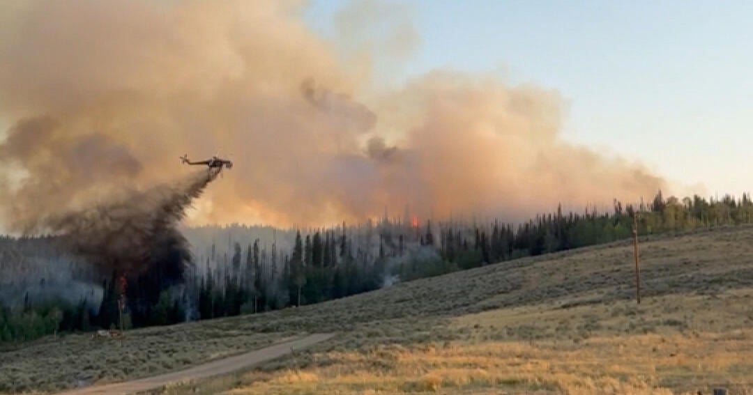 Indian Creek Fire forces evacuations in Colorado's Jackson County