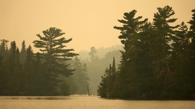 Boundary Waters Canoe Area Wilderness Minnesota Wildfires 
