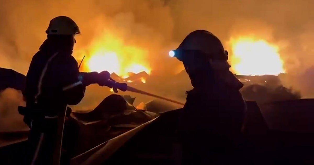 Videos show devastating damage in Kyiv, Ukraine, as Russian strikes kill at least 17
