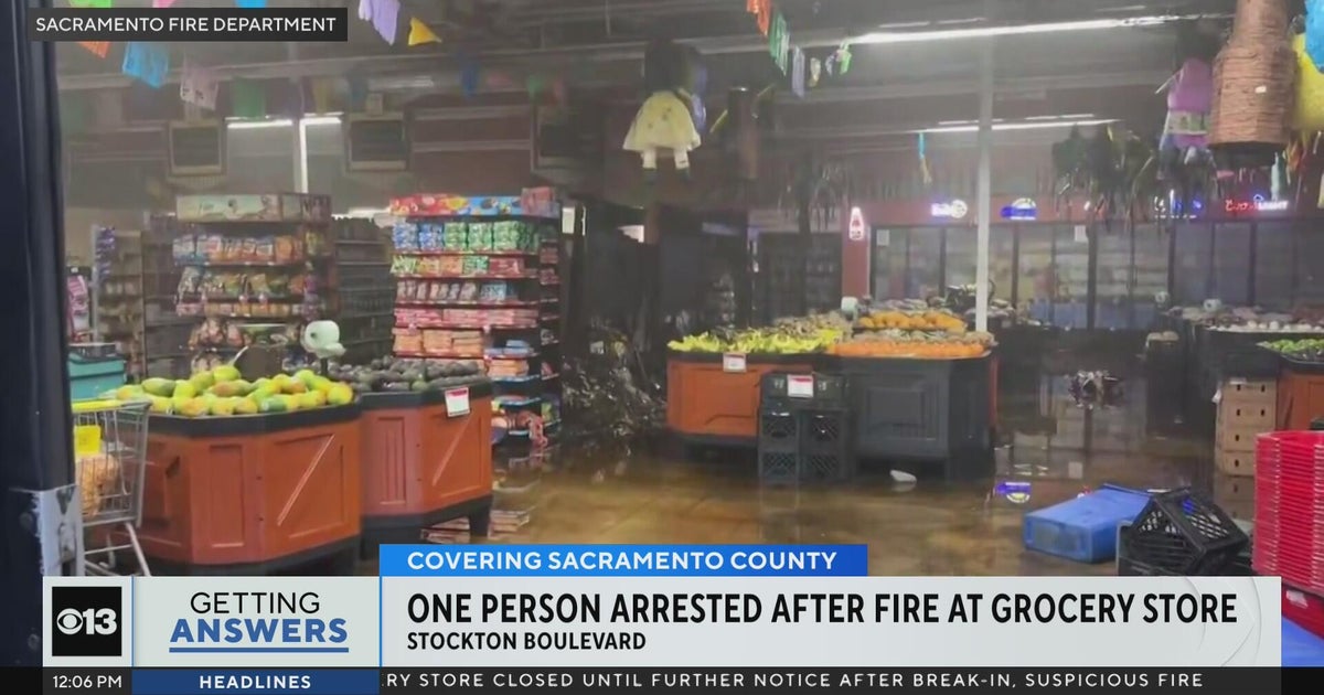 1 arrested after fire at Sacramento Mexican grocery store