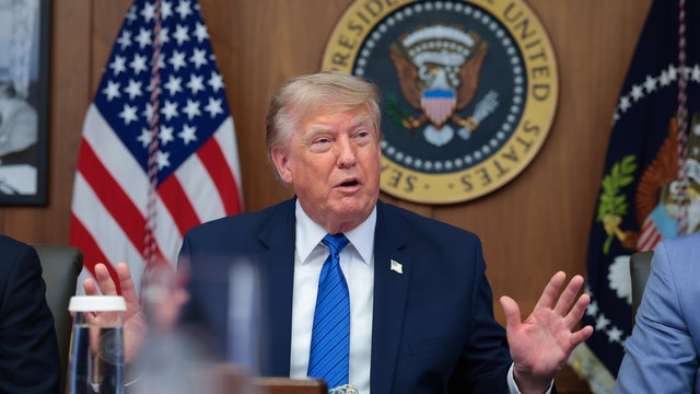 President Trump Hosts Cabinet Meeting At Camp David 