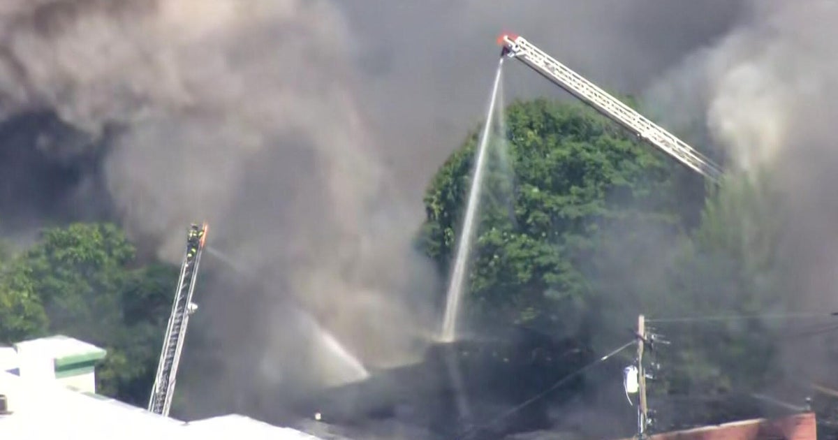 Firefighters battle blaze at vacant building in Wakefield
