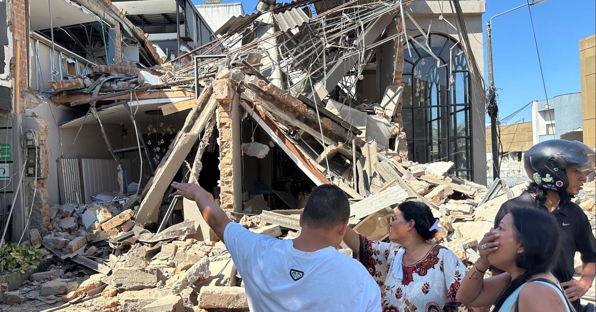 Search for survivors after powerful earthquake in Colombia