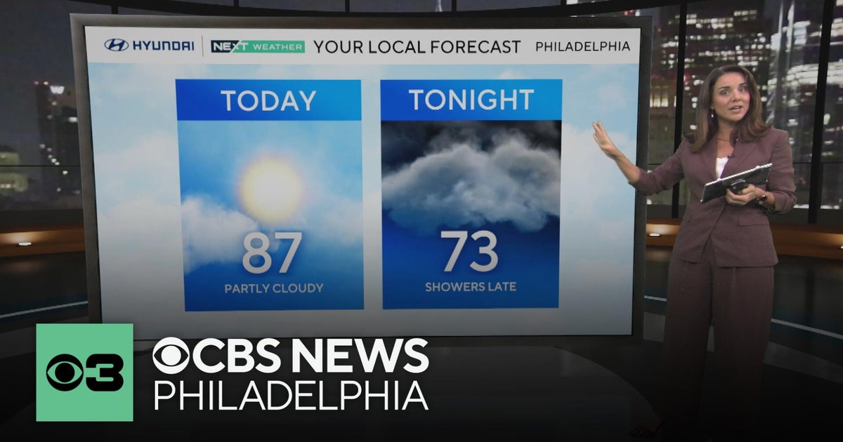 Humid Tuesday with scattered showers and storms in the Philadelphia ...