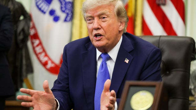 President Trump Speaks From The Oval Office 