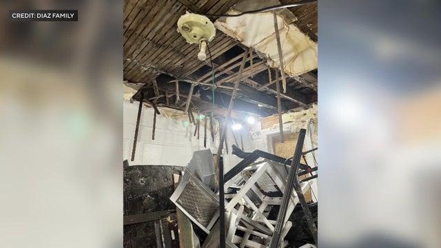 Fire damage inside Bronx apartment building 