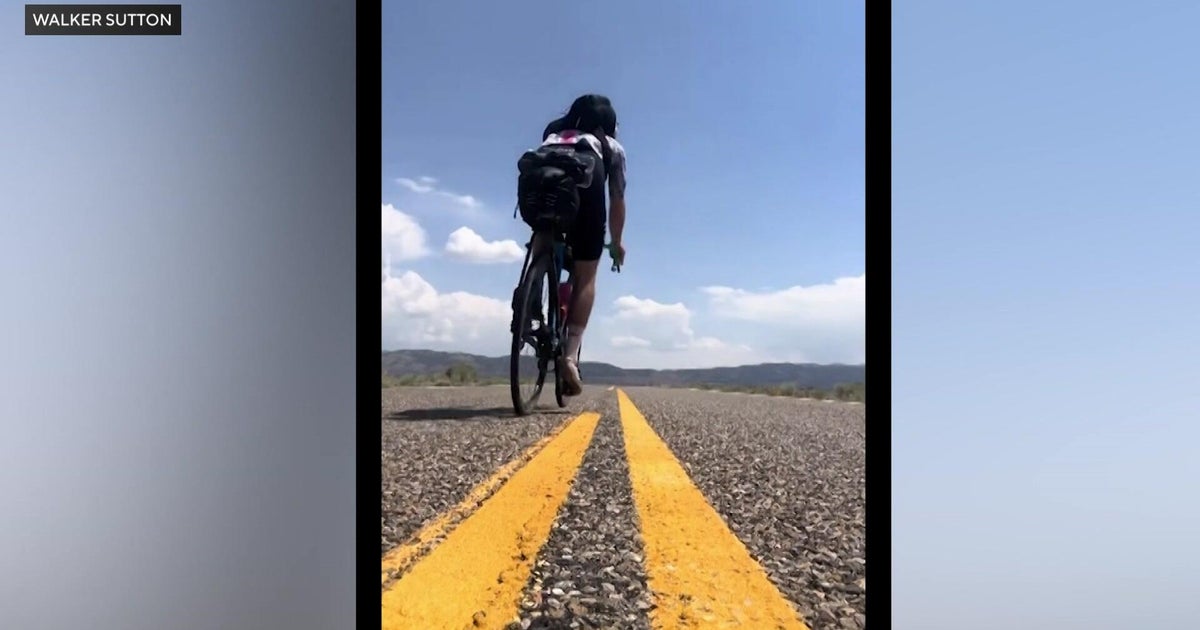 Man biking from San Francisco to New York passes through Sacramento region