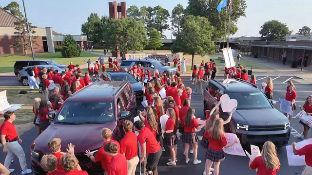 Why freshmen at one high school must give their mothers a goodbye kiss on their first day 