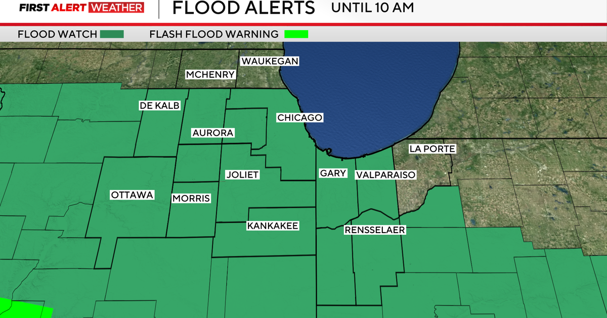 Flood Watch in effect for Chicago area amid downpours on Saturday