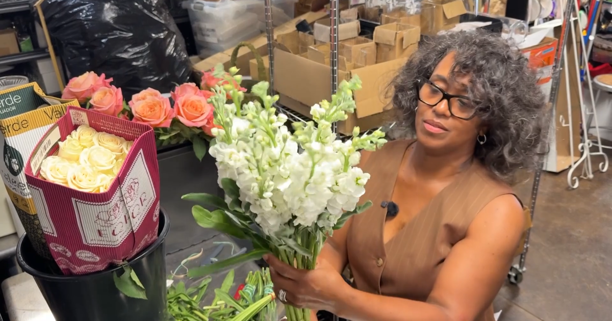 cbsnews.com - Nikki  DeMentri - South Jersey floral designer says secret to success is caring about each client: 'treat them like they're family'