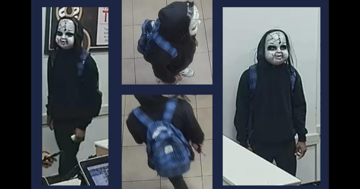 Man in Chucky-style mask asked woman if she was 