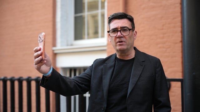 Incoming Prime Minister Andy Burnham Visits A Homeless Charity In Central London 