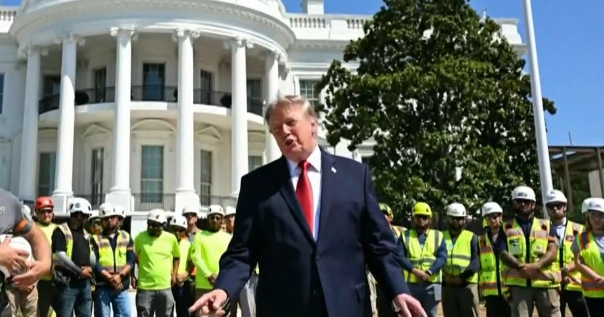 Trump flaunts White House improvement projects