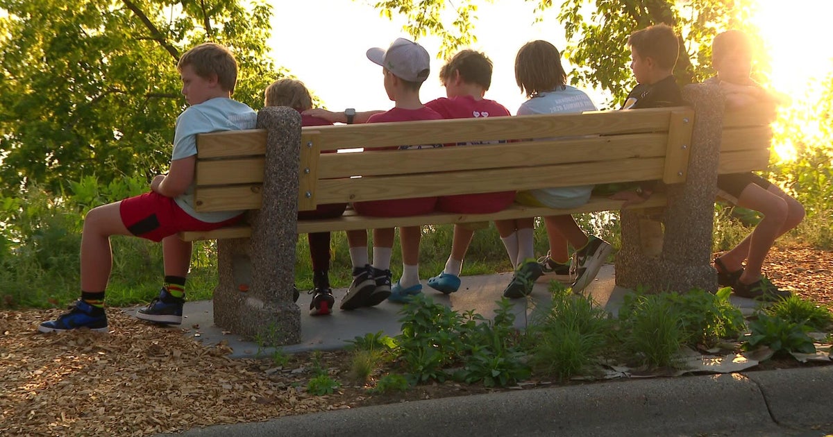 Memorial bench dedicated to Fletcher Merkel ahead of Annunciation shooting anniversary