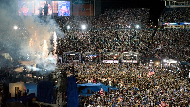 DNC Convention at Invesco Field at Mile High.
