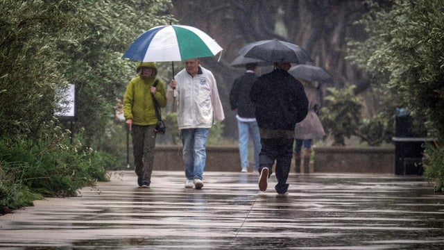 Heavy Rain hits the Los Angeles Area 