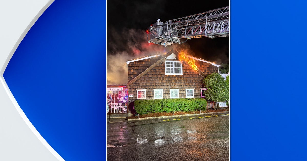 The Milleridge Inn, historic Long Island restaurant and event venue, damaged by fire