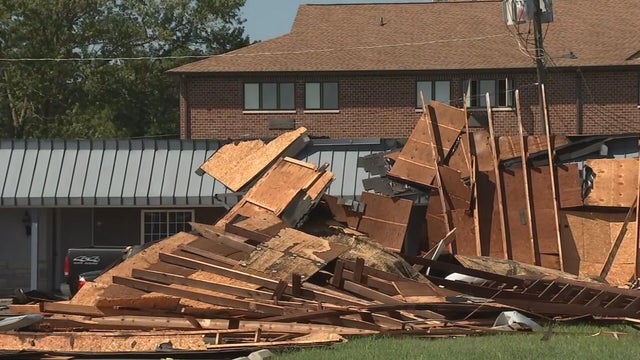 Cleanup underway after tornado leaves trail of destruction in Dover 
