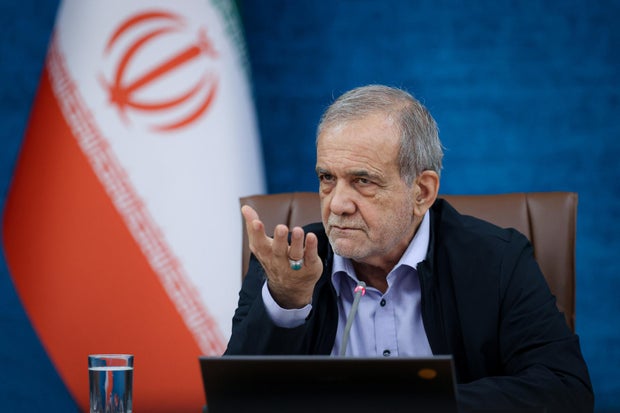 Iranian President Masoud Pezeshkian