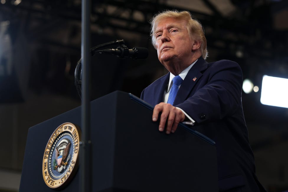 Trump threatens defamation suit against left-leaning think tank