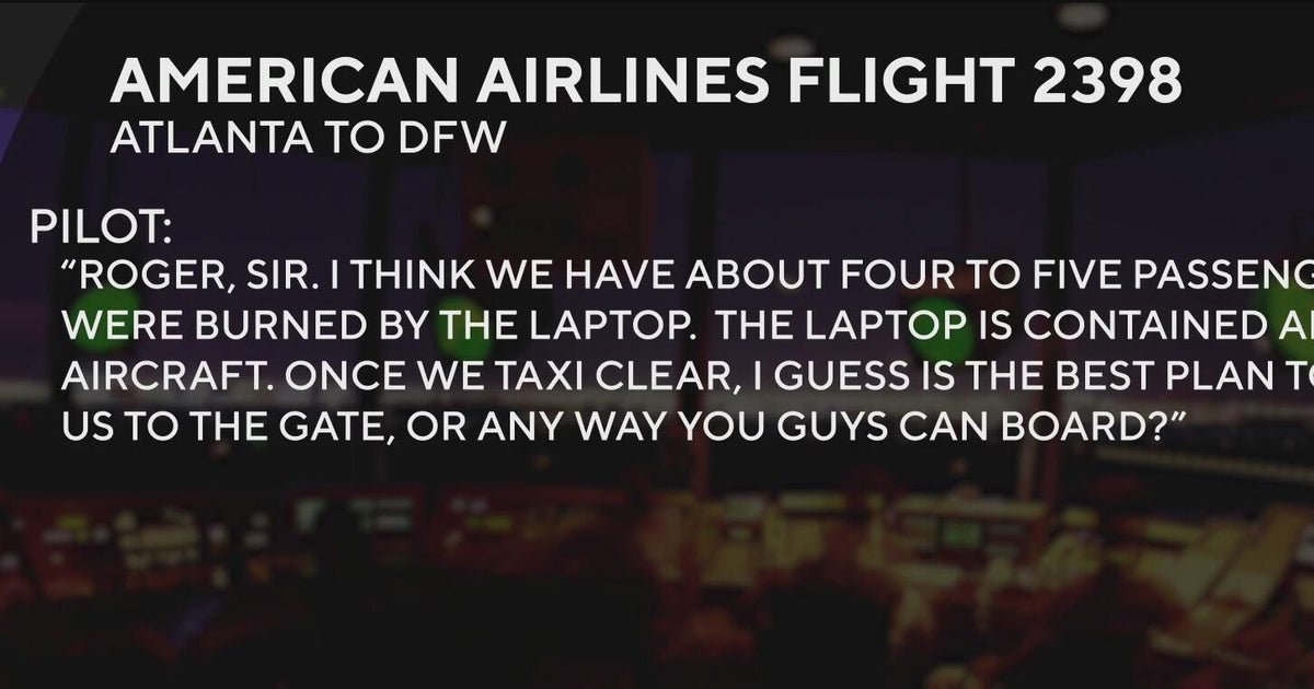 Laptop fire forces emergency response on American Airlines flight to DFW