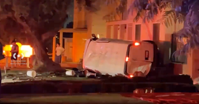 10 hospitalized after rollover crash in Whittier, Los Angeles County firefighters say