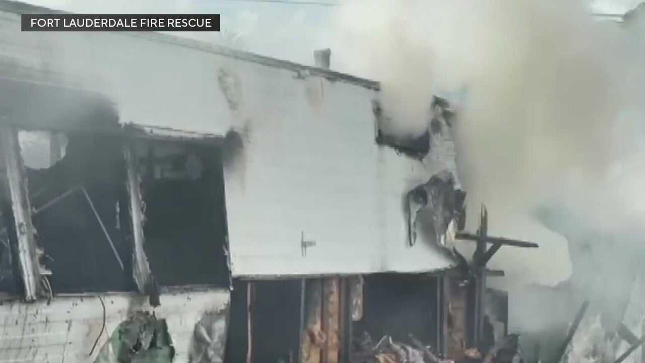 Displaced owner speaks out after Fort Lauderdale mobile home destroyed by fire that broke out Tuesday morning