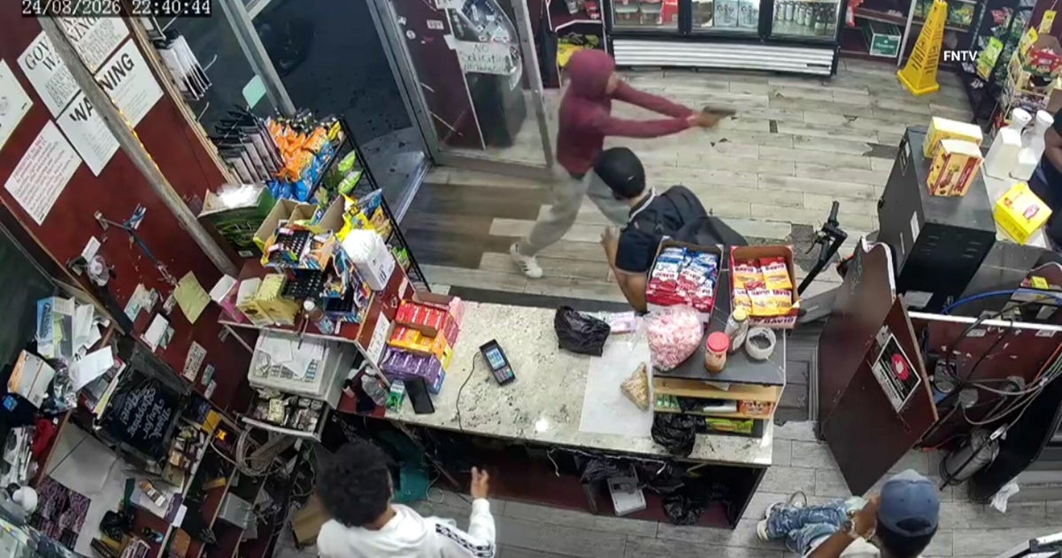 Bronx deli customer shot during armed robbery caught on surveillance video