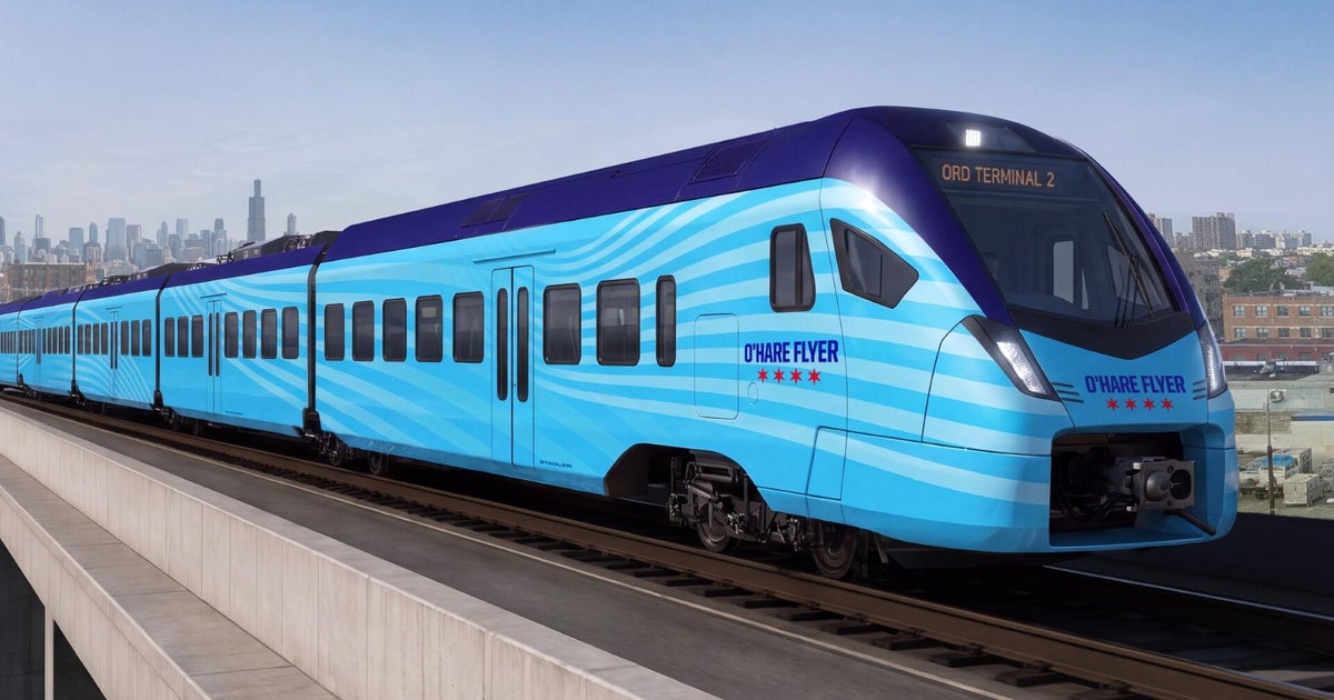 cbsnews.com - Adam  Harrington - O'Hare Flyer proposal marks latest plan for express transit between downtown Chicago, O'Hare