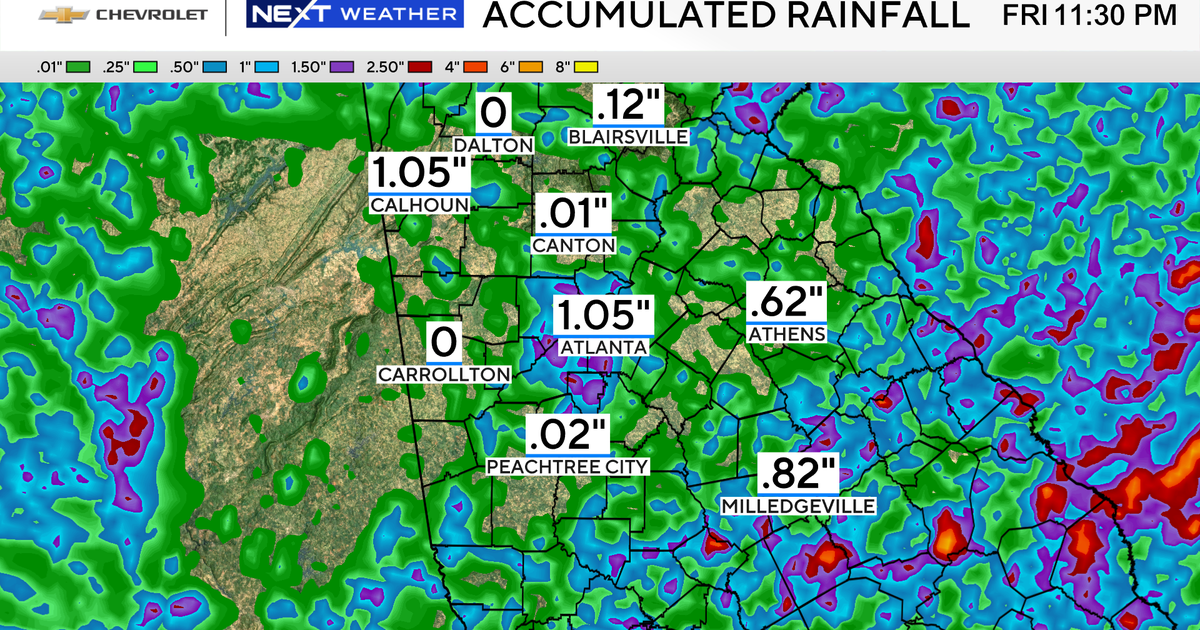 Severe storms could bring heavy rain, flooding to North Georgia on Thursday and Friday