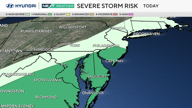 Quieter weather, pop-up showers still possible Friday evening in Philadelphia region
