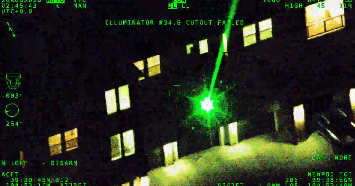 Colorado State Patrol warns that pointing laser at aircraft is felony, not prank