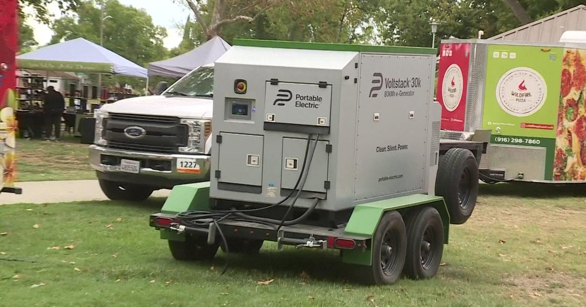 Food trucks at a Sacramento event ditch gas generators for quiet battery banks