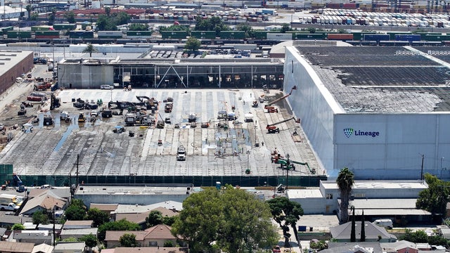 Logistics Warehouse Fire clean up in Los Angeles 
