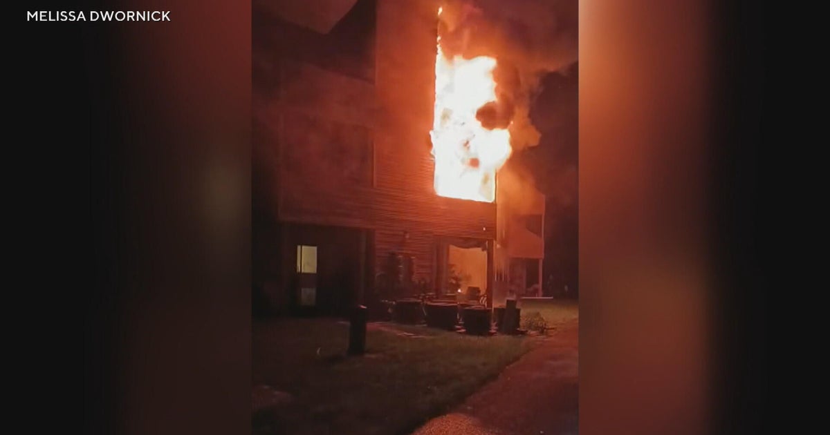 12 displaced after massive fire tears through apartment building in Gloucester County, New Jersey