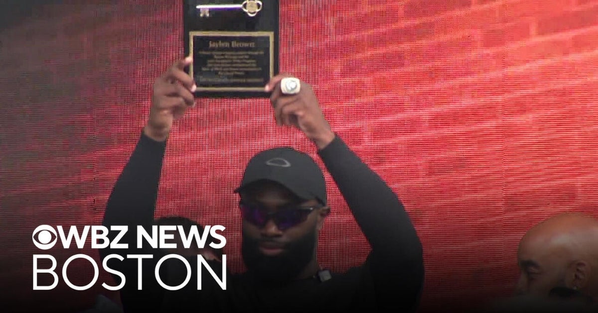 Jaylen Brown holds block party in Boston to say farewell
