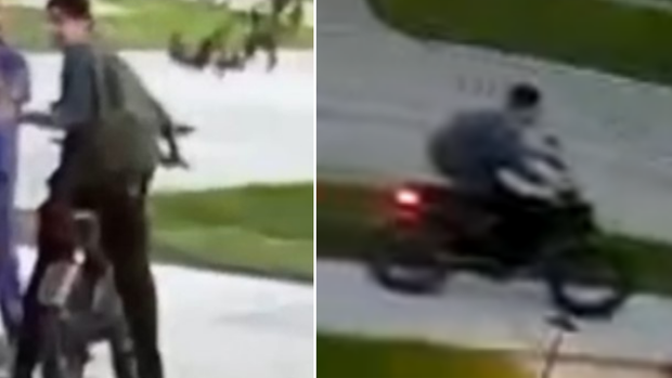 Naperville battery suspect on e-bike