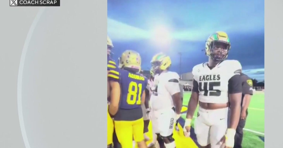 St. Thomas Aquinas coach speaks out after viral moment with Texas team