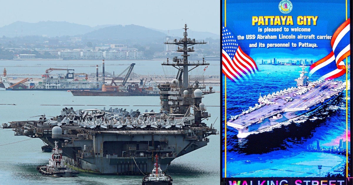 USS Abraham Lincoln docks in Thailand after 9 months at sea, reports of poor conditions