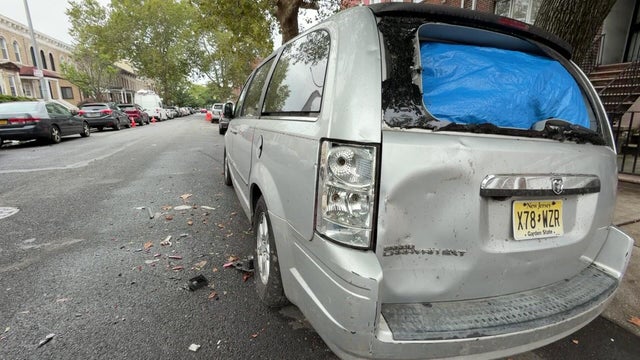 Van with damage 