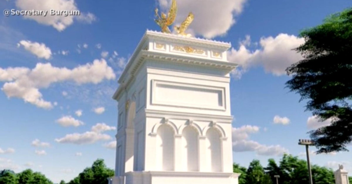 Trump's plan to build massive triumphal arch in Washington, D.C. moving forward