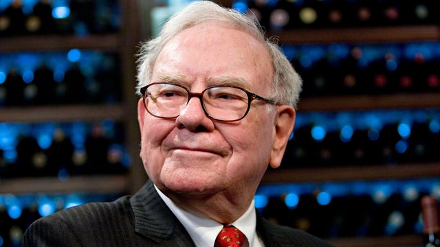 Warren Buffett pauses during a television interview at Smith & Wollensky in New York, Feb. 22, 2010. 