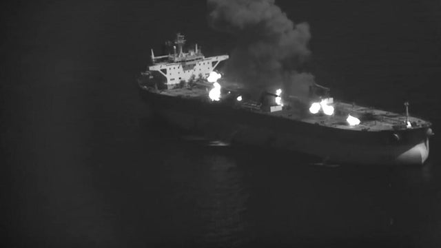 U.S. strikes Iranian oil tankers in retaliation for Iran targeting warships 