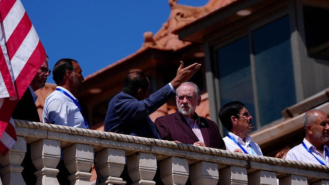 US Ambassador Mike Huckabee visits Palestinian-Americans in West Bank town of Turmus Ayya 