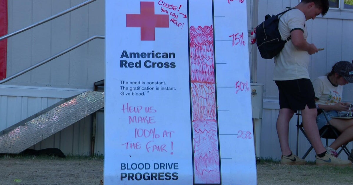 American Red Cross targets long crop art lines at Minnesota State Fair to boost blood donations