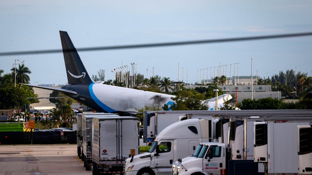 Amazon Cargo Plane Overshoots Runway in Miami, Killing Five