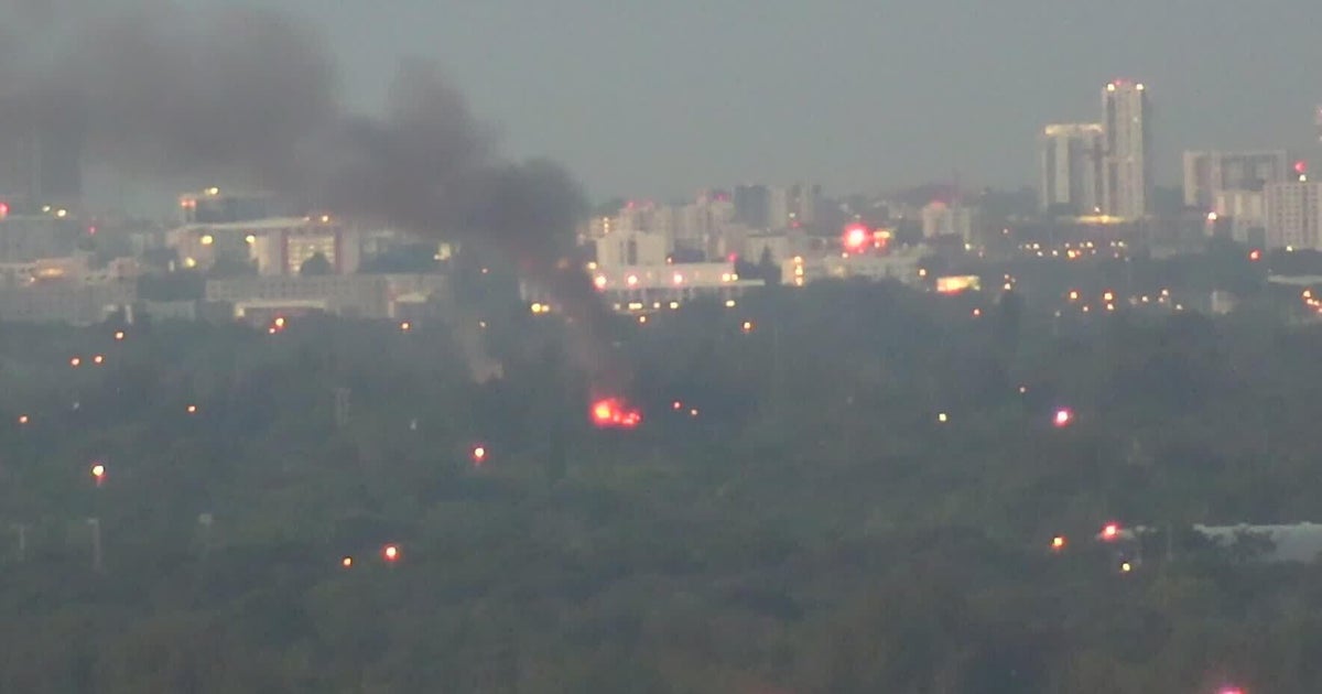 Crews race to extinguish large apartment fire in northwest Miami-Dade