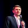 James Talarico Campaigns For Senate In Kerrville, Texas 