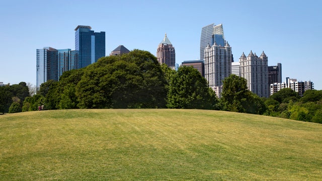 A view from Piedmont Park, Atlanta, Georgia, USA 
