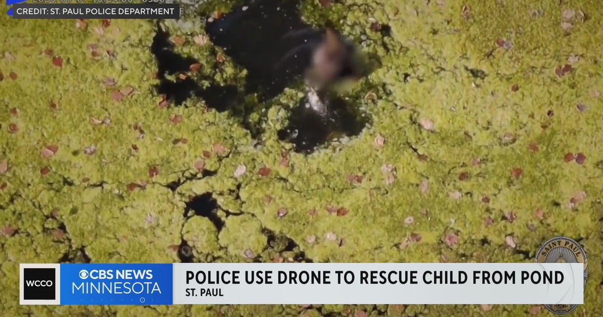 Police use drone to help rescue child from St. Paul pond